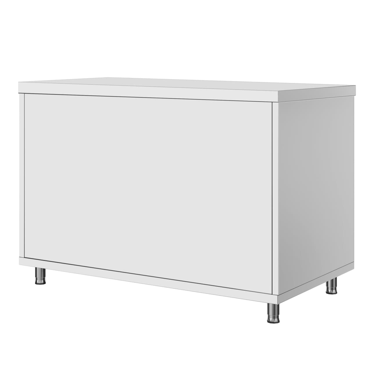 Stainless steel work cabinet ECO - 1200x700mm - with sliding door