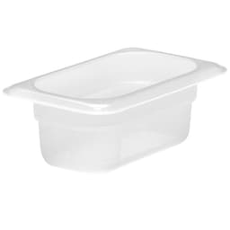 (6 kusů) CAMBRO | CAMWEAR® -polypropylenová GN nádoba 1/9 - mléčná - hloubka 65 mm