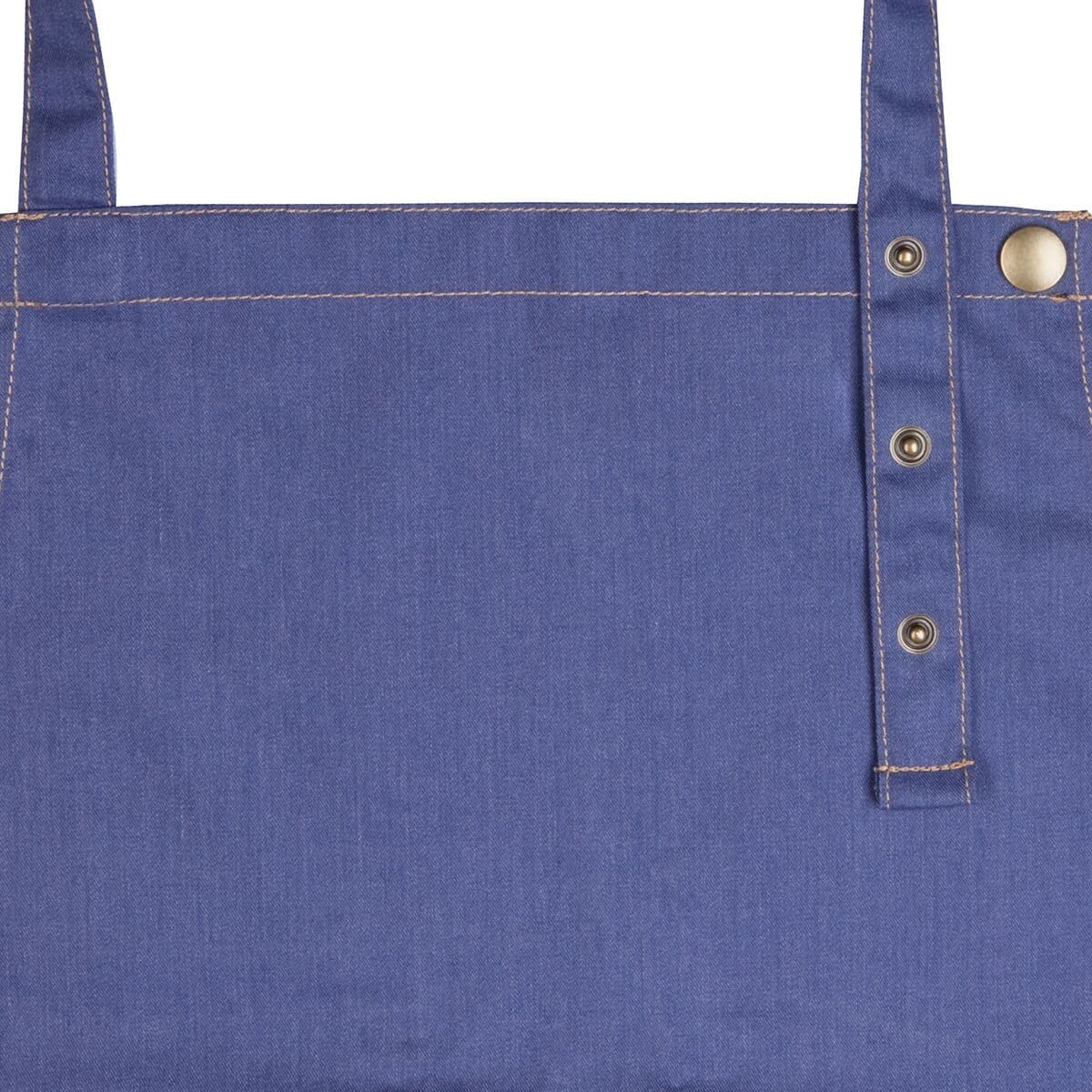 (6 pieces) Karlowsky - Bib Apron Jeans Style - Vintage Blue