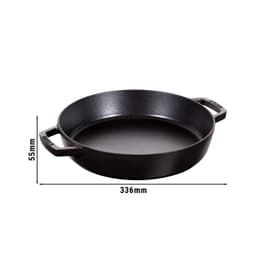 STAUB | Pánev - Pánev- Ø 260 mm - litina - černá