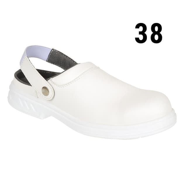 Safety clog Steelite SB - White - Size: 38	