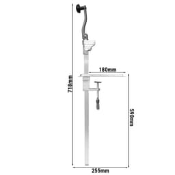 Manueller Tischdosenöffner - Stablänge 590mm
