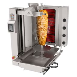 Electric kebab robot - 4 burners - max. 95 kg