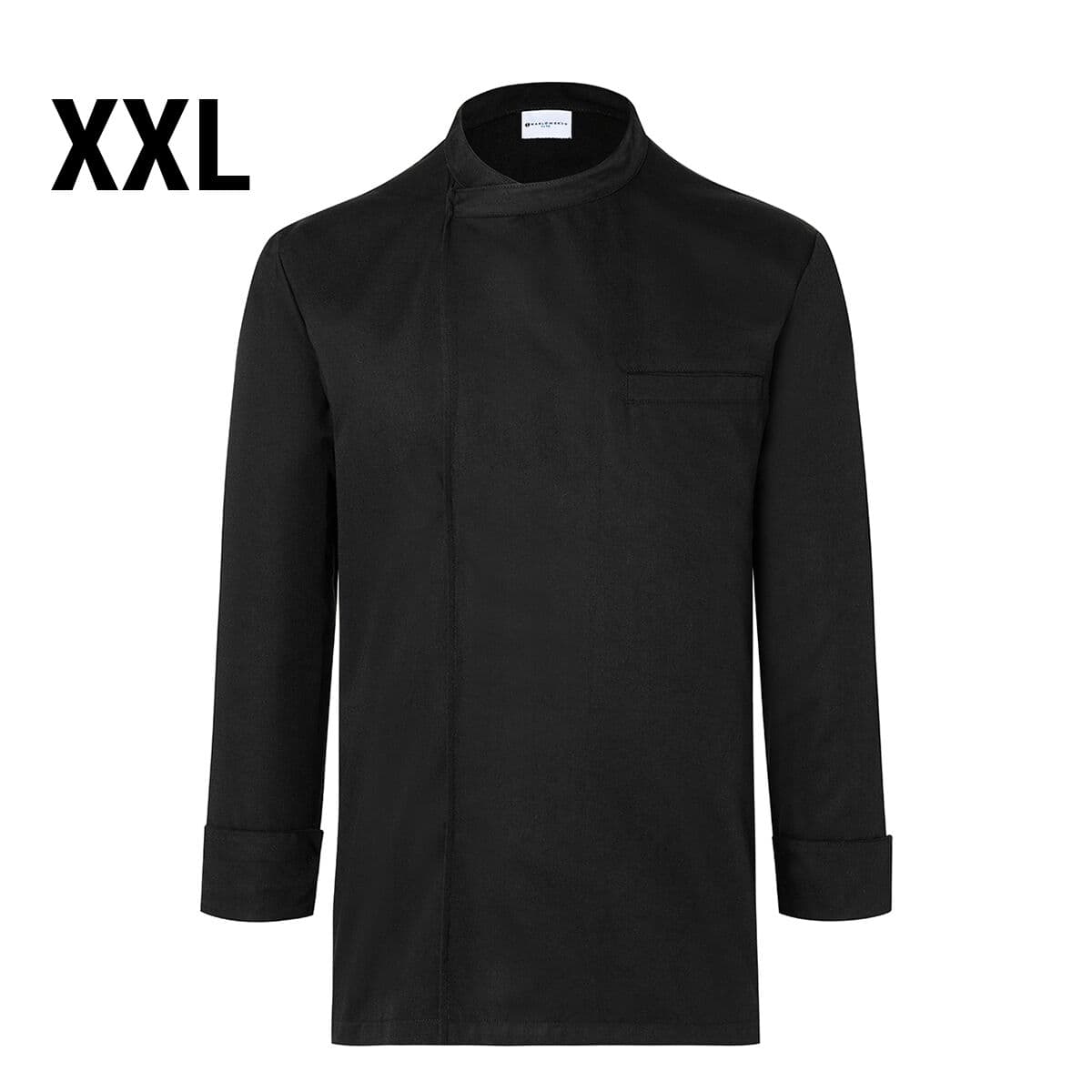 Karlowsky Long Sleeve Throw Over Cooking Shirt - Black - Size: XXL