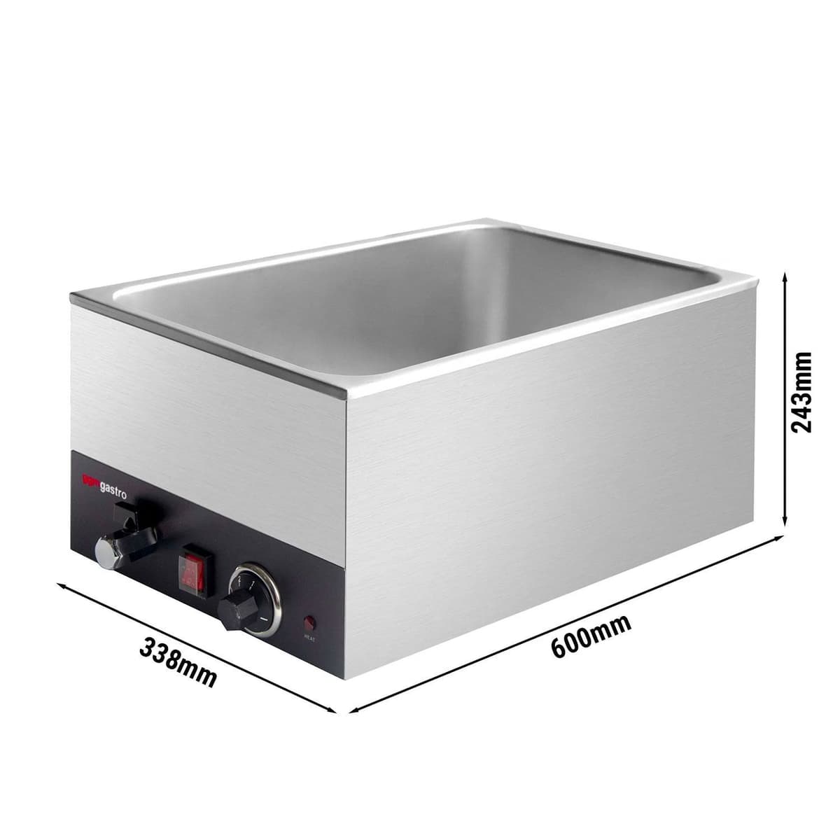 Bain Marie GN1/1 - 150 mm / s vypouštěcím kohoutkem