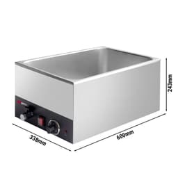 Bain Marie GN1/1 - 150 mm / s vypouštěcím kohoutkem