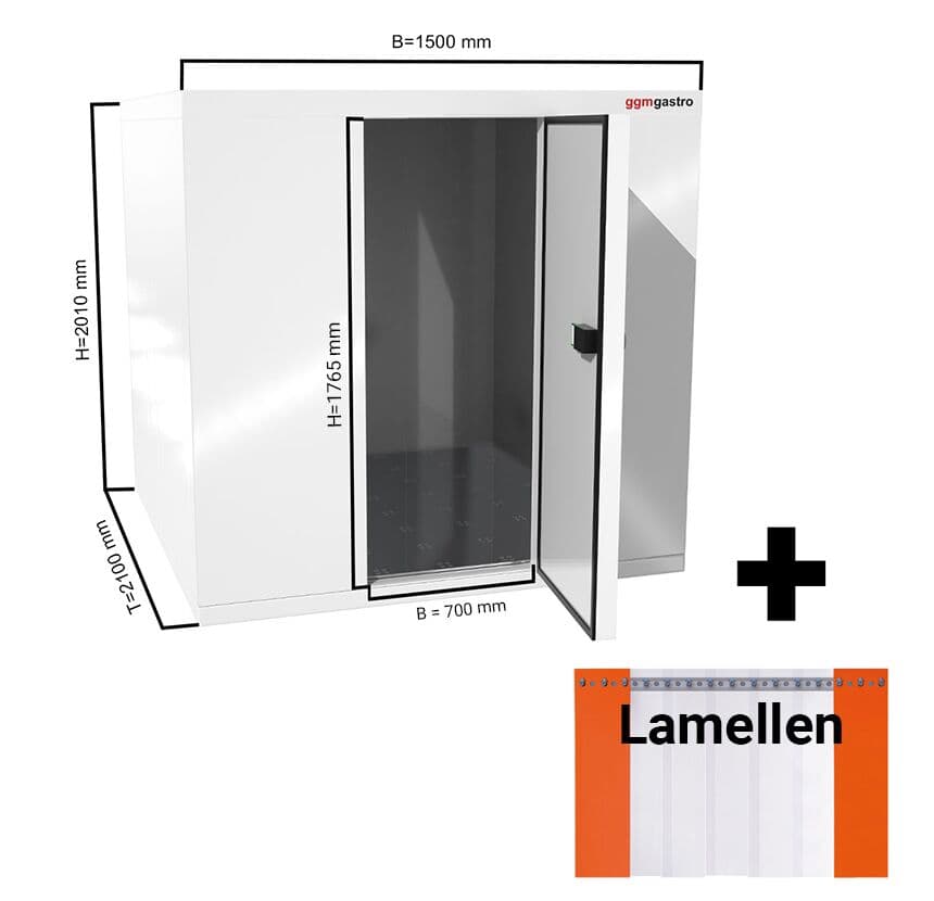 Mrazicí box - 1500x2100mm - 4,2 m³ - vč. lamel