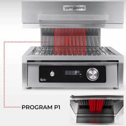 Electric pita oven/ salamander - 6 kW - 220 Volt - Electronic control