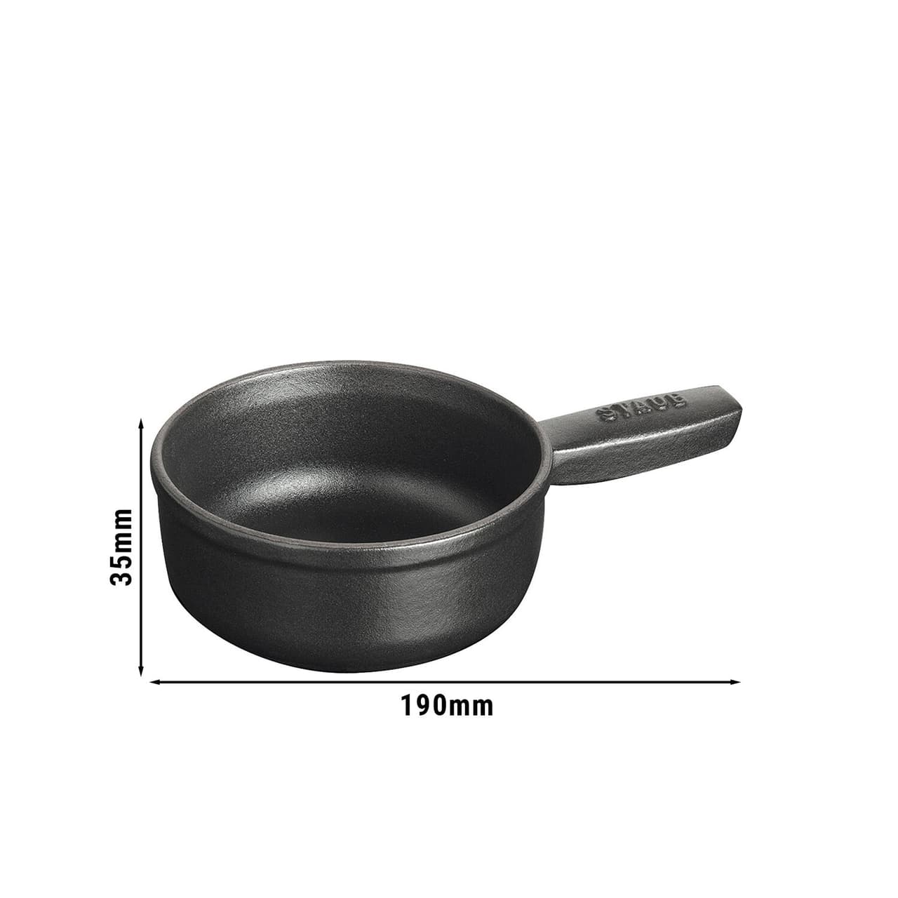 STAUB | SPECIALITIES - Hrnec na fondue - Ø 120 mm - černý