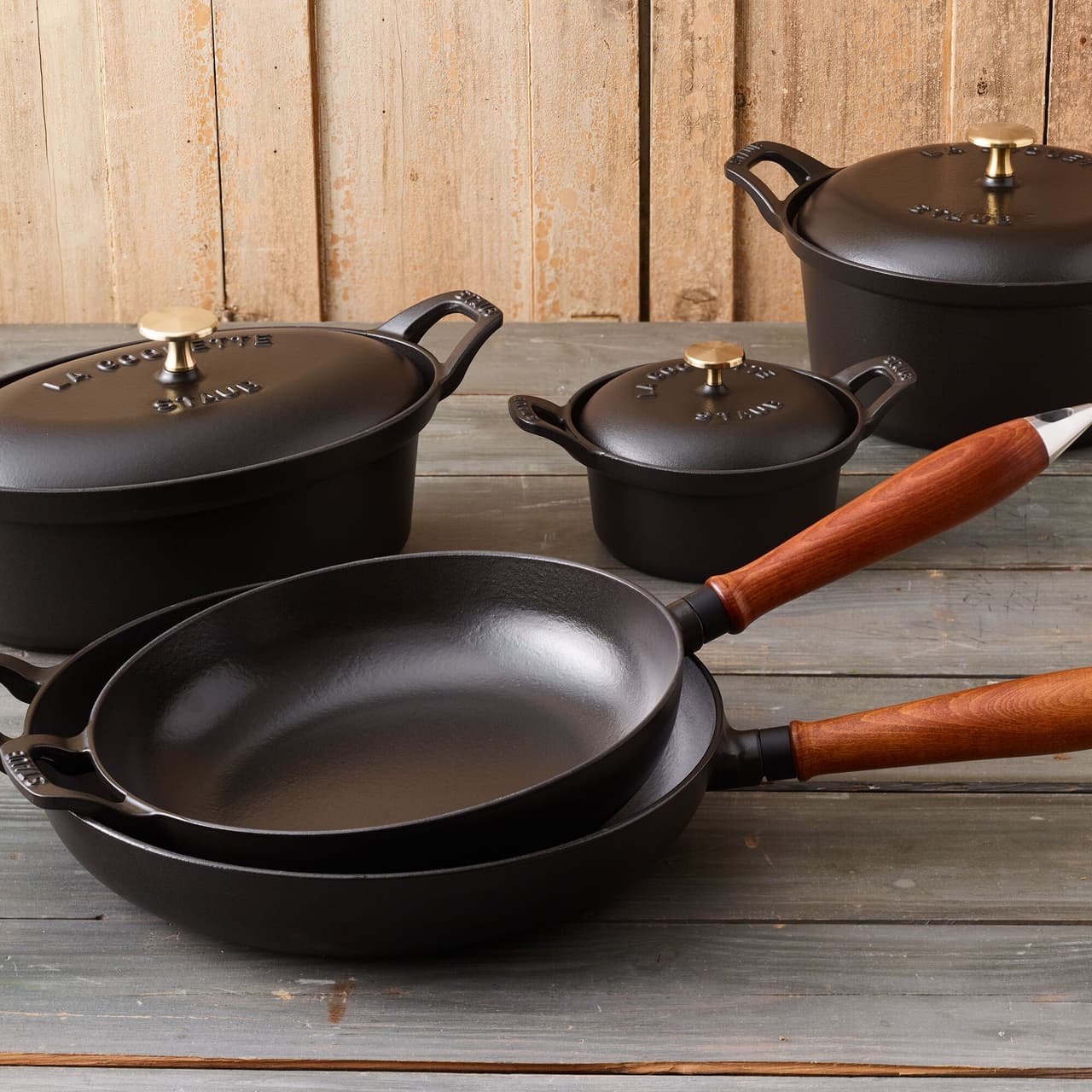 STAUB | PANS - Pánev - Ø 240mm - litina - černá | kulatá