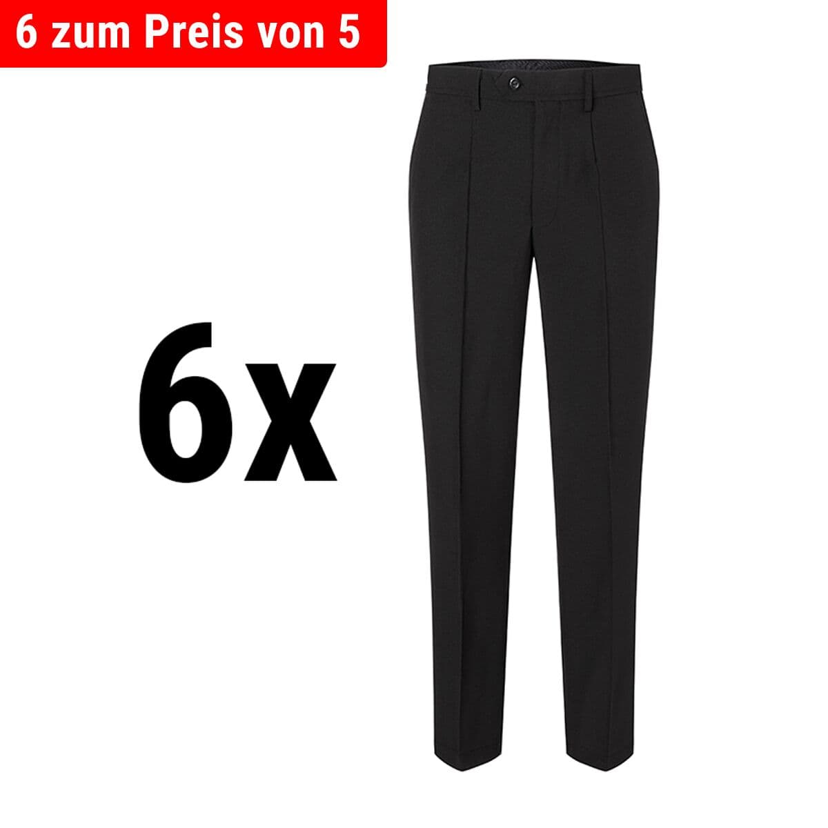 (6 pieces) Karlowsky - Waiter pants Basic - Size: XL