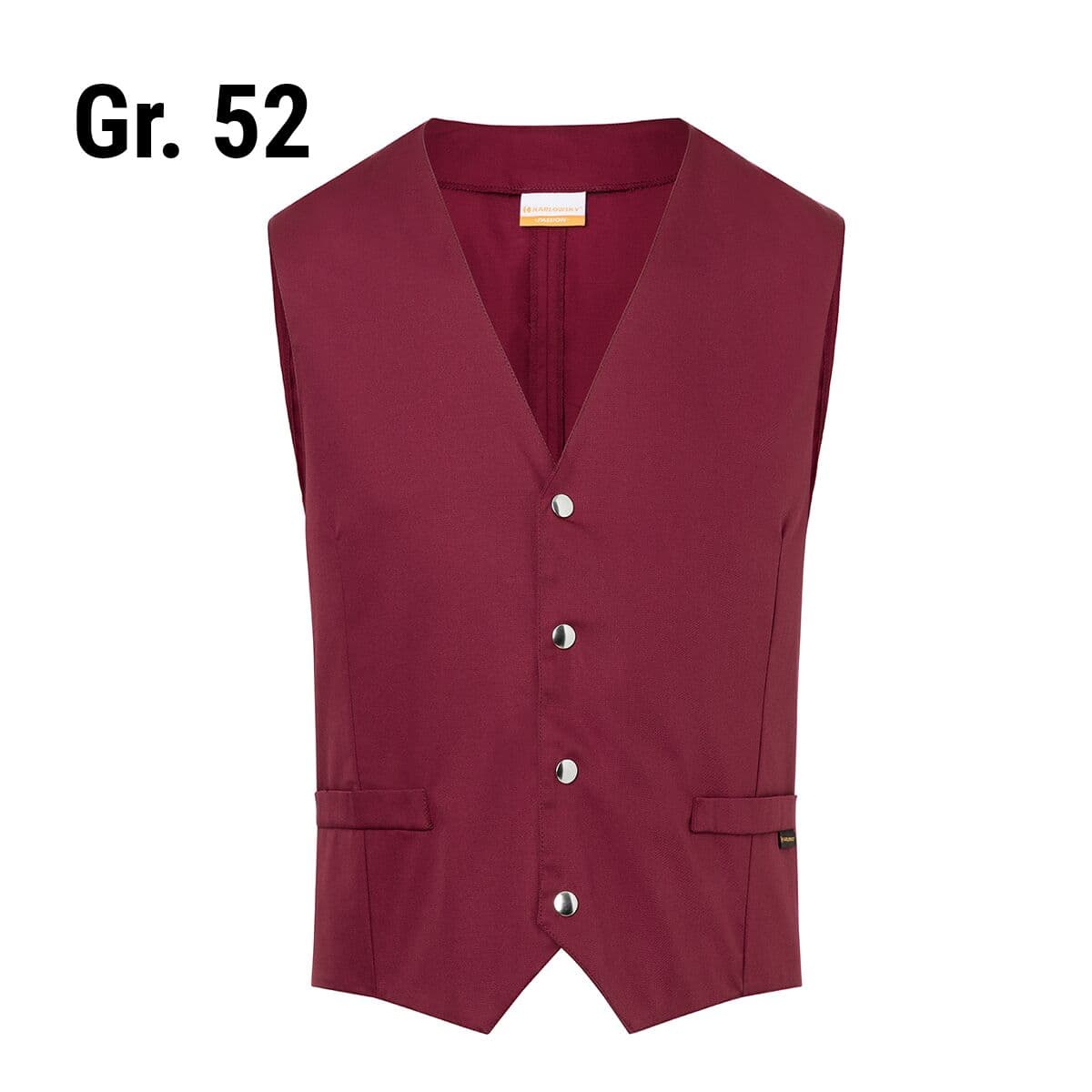 Karlowsky - Men vest Kai - Bordeaux - Size: 52