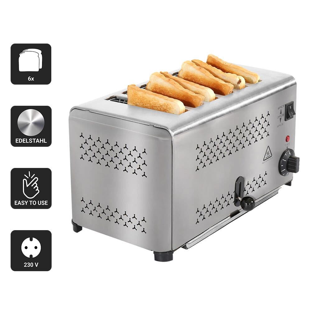 Toaster - for 6 slices