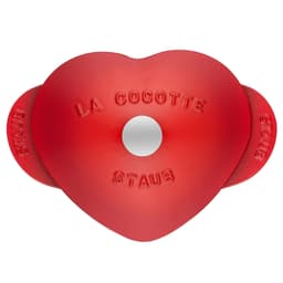 STAUB | LA COCOTTE - Hrnec Cocotte - tvar srdce - 200mm - litina - třešňově červený