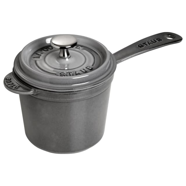 STAUB | SPECIALITY - Hrnec s dlouhou rukojetí - Ø 180 mm - litina - grafitově šedý