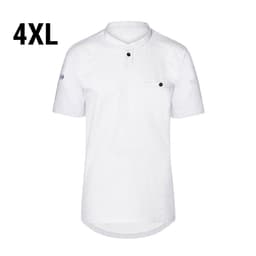 (6 pieces) Karlowsky - Short Sleeve Men's Work Shirt Performance - White - Size: 4XL