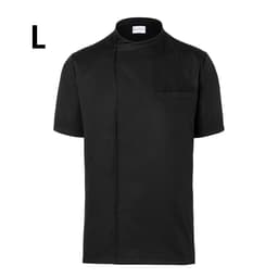 Karlowsky - Short Sleeve Throw Over Cooking Shirt - Black - Size: L