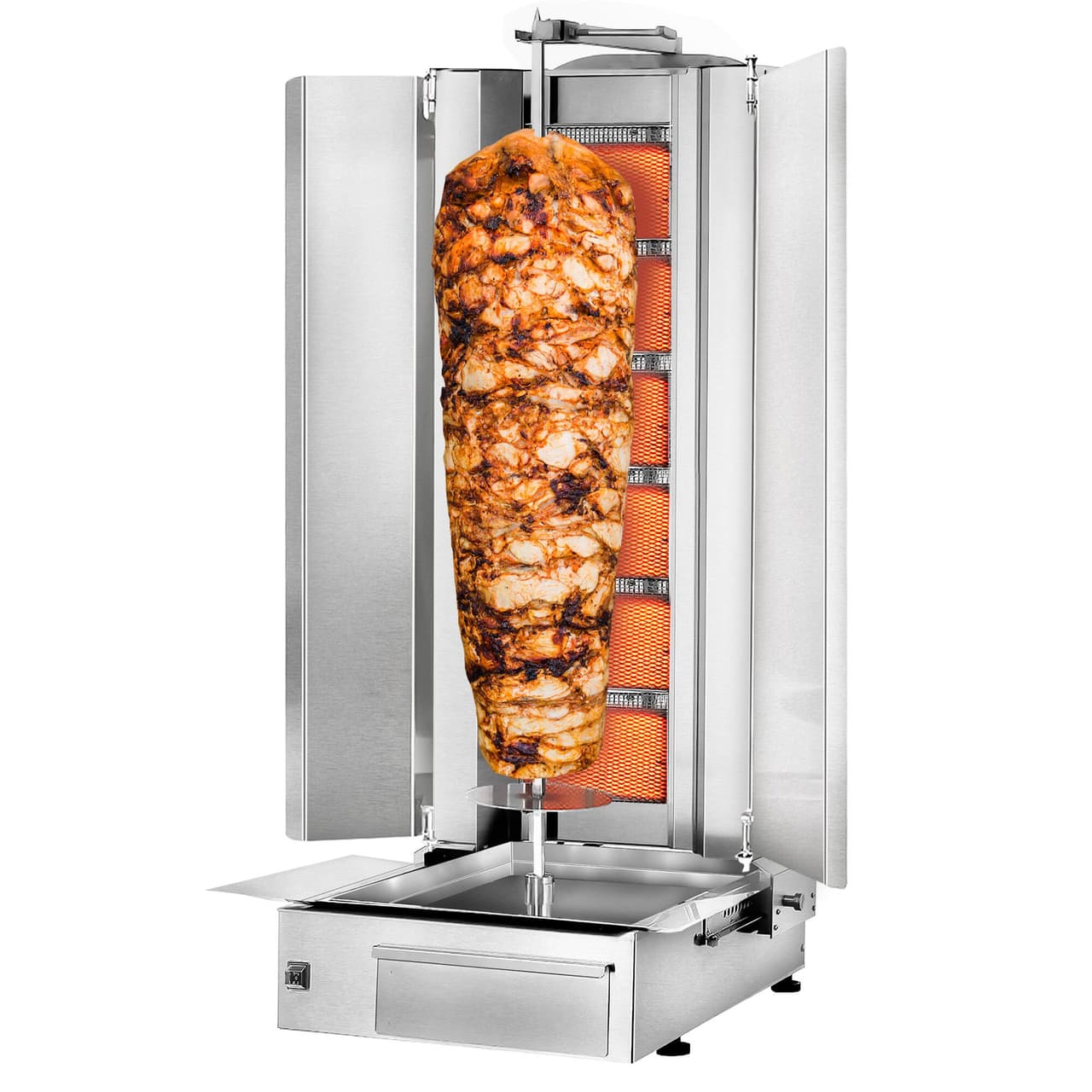 Gril na gyros/kebab - 6 hořáků - max. 100 kg