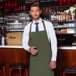 Karlowsky - Bib Apron Basic - Moss Green