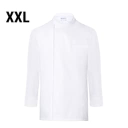 Karlowsky Long Sleeve Throw Over Cooking Shirt - White - Size: XXL