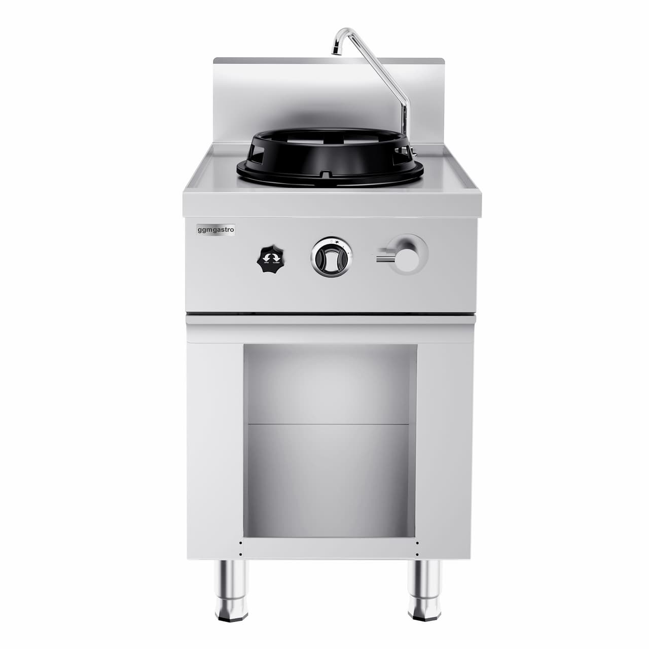 Gas wok stove - with 1 cooking zone - 15 kW