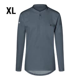 (6 pieces) Karlowsky - Long Sleeve Men's Work Shirt Performance - Anthracite - Size: XL