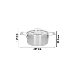 DEMEYERE | INDUSTRY 5 - Pečicí hrnec s pokličkou - Ø 200mm - nerezová ocel