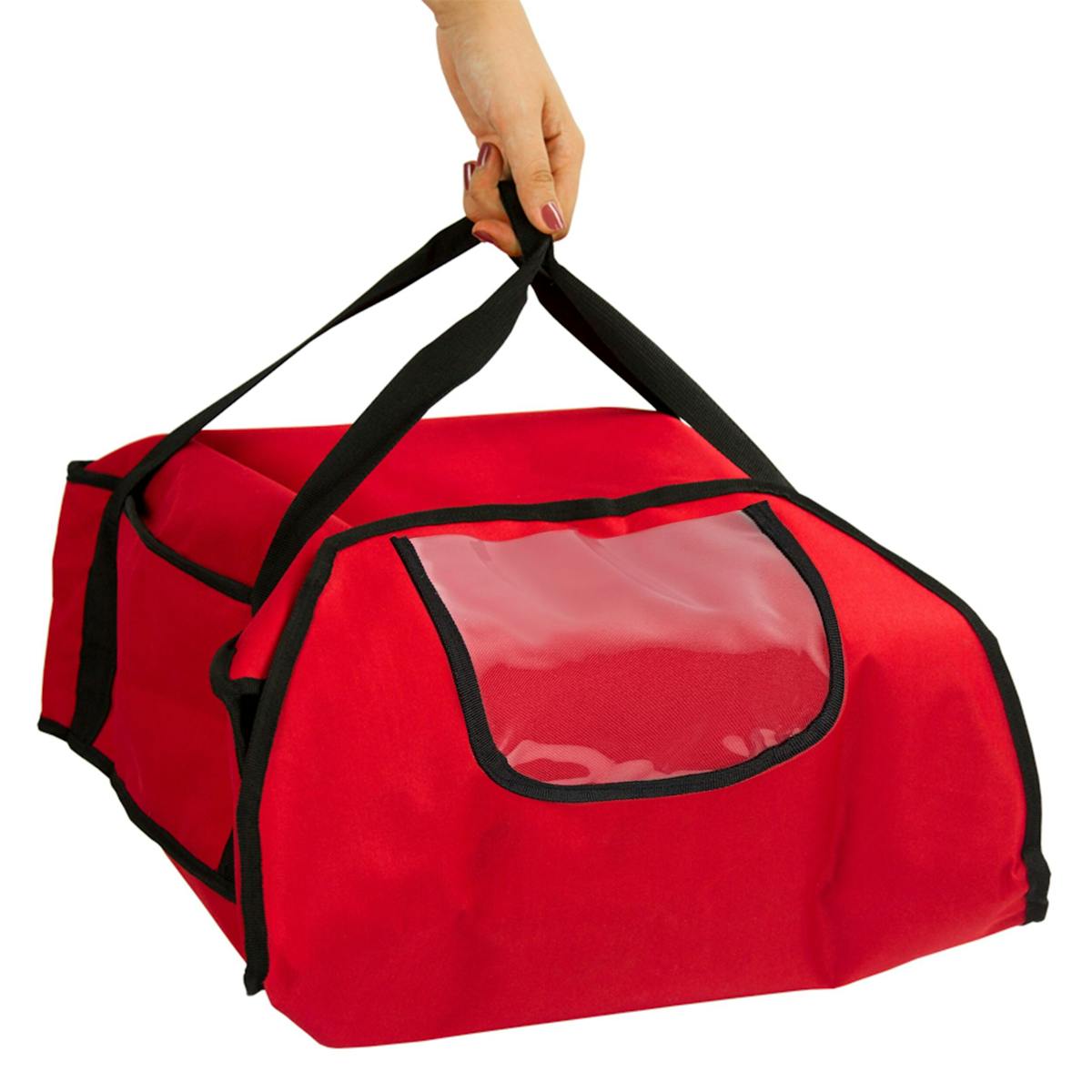 Taška na pizzu / Izolační taška - červená