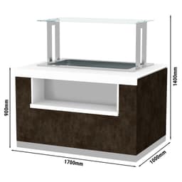 Bainmarie - 1,7 x 1,0 m - 76,5L