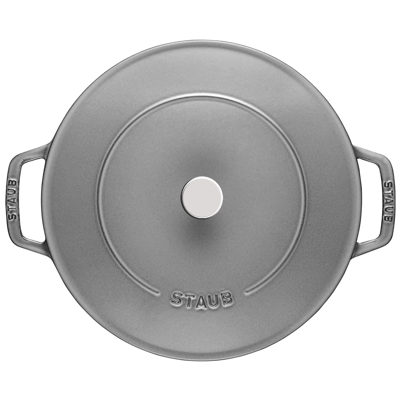 STAUB | BRAISERS - Pečicí hrnec s kapkovitou strukturou Chistera - 280 mm - litina - grafitově šedý