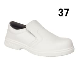 Steelite safety slippers - White - Size: 37	