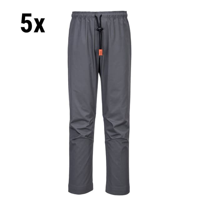 (5 pieces) MeshAir Pro Waistband Trousers - Grey - Size: XXL