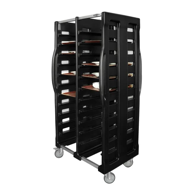 Double tray trolley - for 24x 37 x 53 cm	