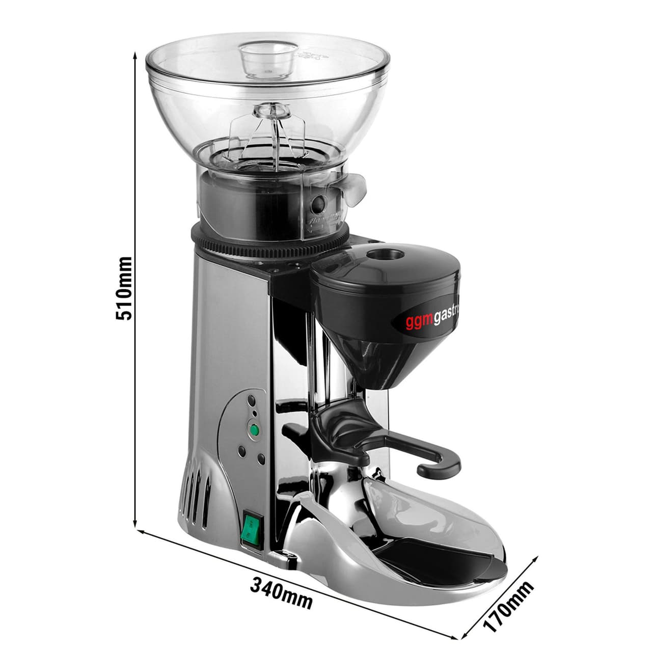 Kaffeemühle - Silber - 1kg - 270 Watt - 77dB