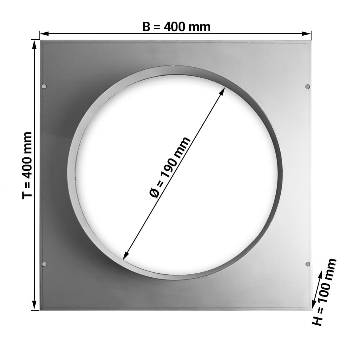 Sací potrubí - Ø 190 mm