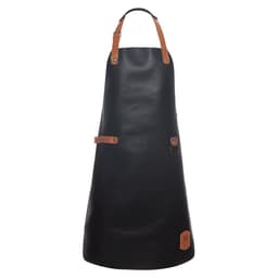 Karlowsky - Leather Bib Apron - Black