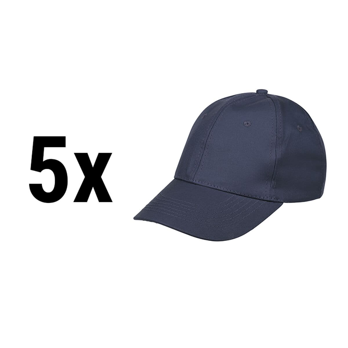 (5 pieces) Karlowsky Basecap Action - Navy