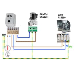 Drehzahlregler mit 5 Stufen - 230Volt - 7 Ampere