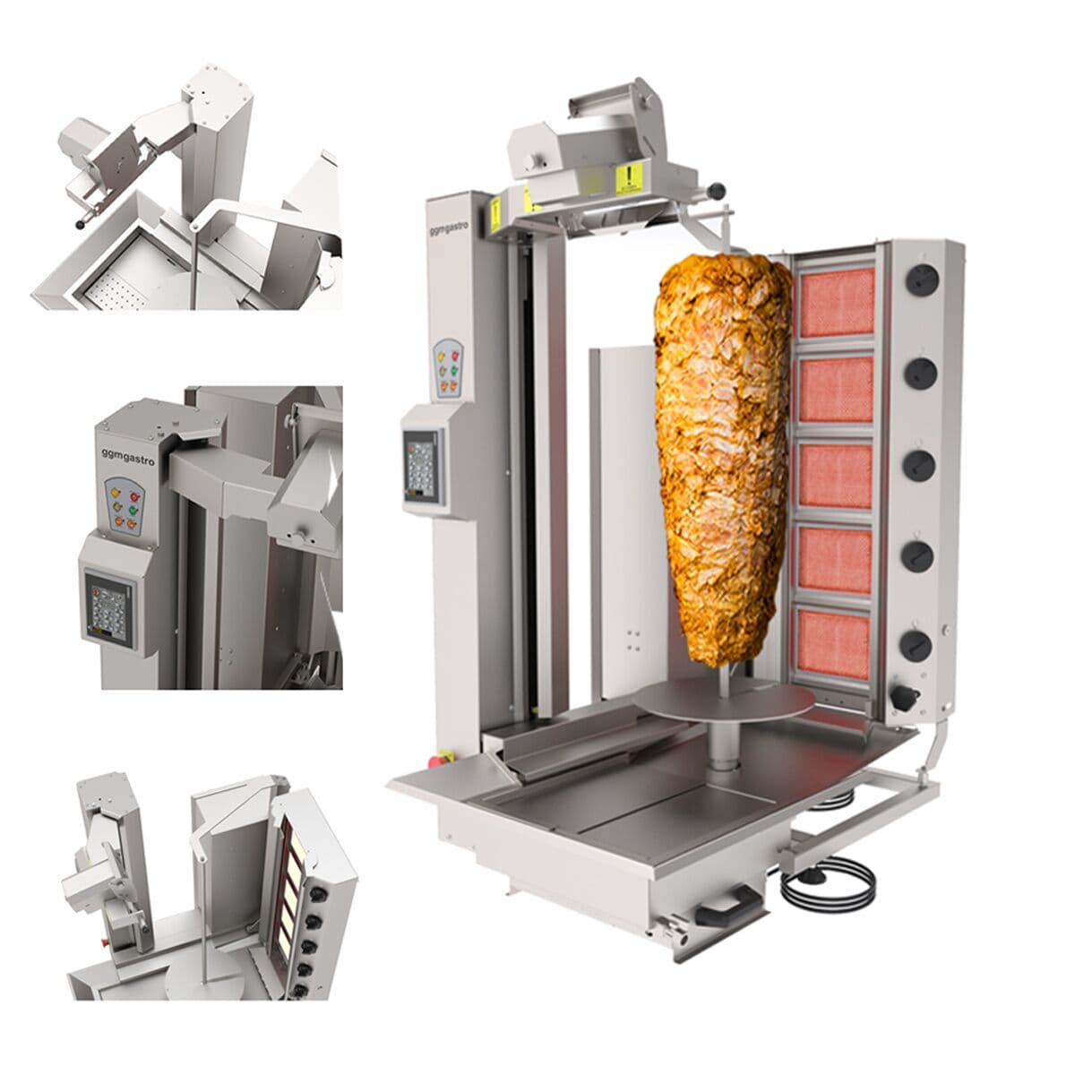 Plynový kebab robot - do max. 120 kg