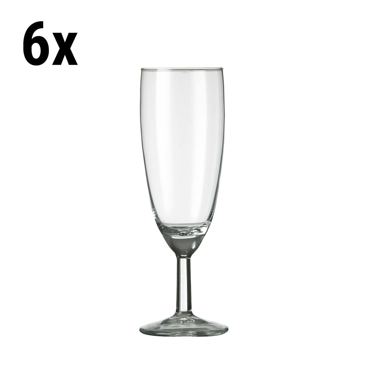 (6 Kusů) Sklenice na šampaňské - SAO PAULO - 160 ml