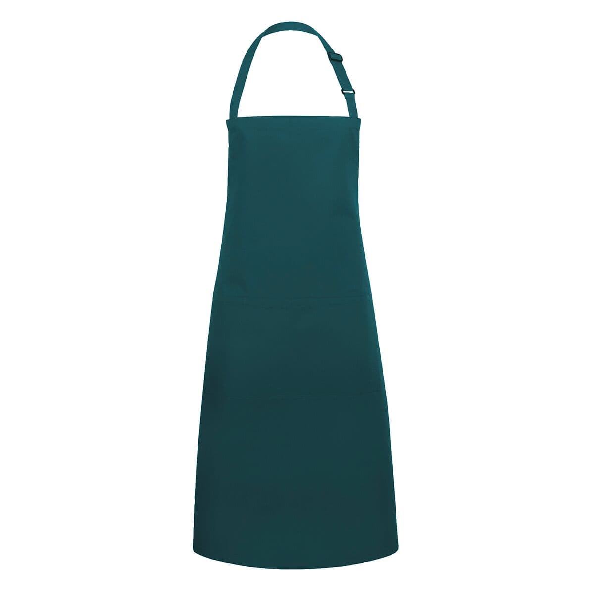 Karlowsky - Bib Apron with Pocket Basic - Pine Green