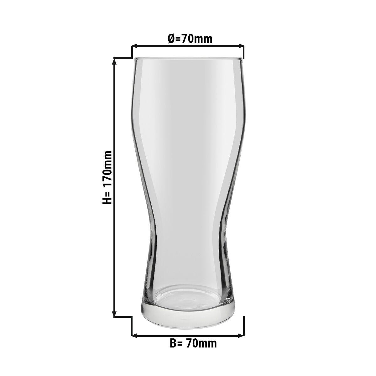 (6 Kusů) Sklenice na pivo - MUNICH - 400 ml