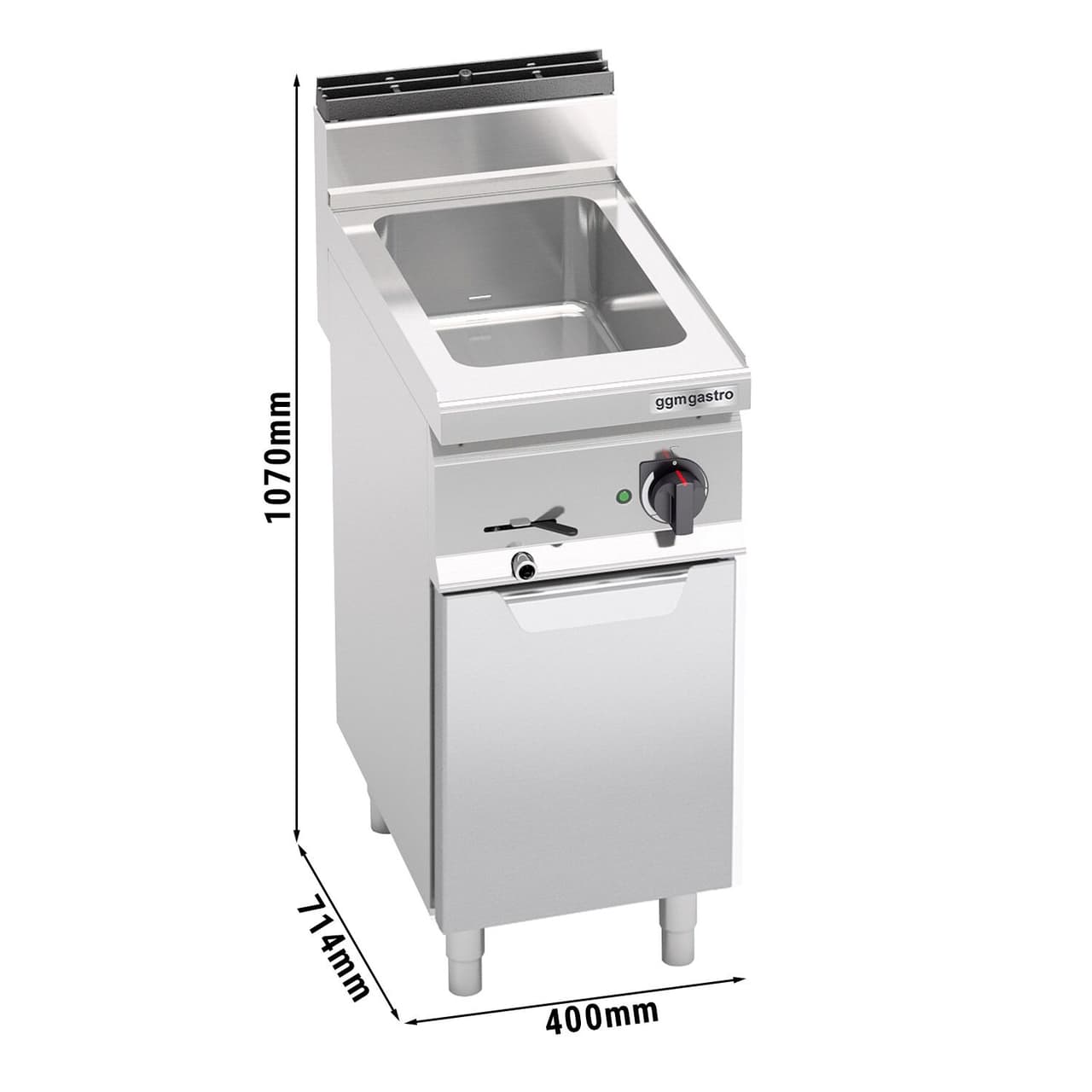 Elektrická Bain-Marie - 1,2 kW - 1x GN 1/1