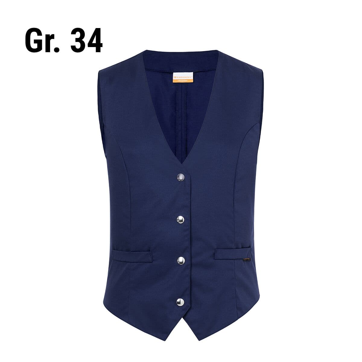 (6 pieces) Karlowsky - Ladies vest Lena - Navy - Size: 34