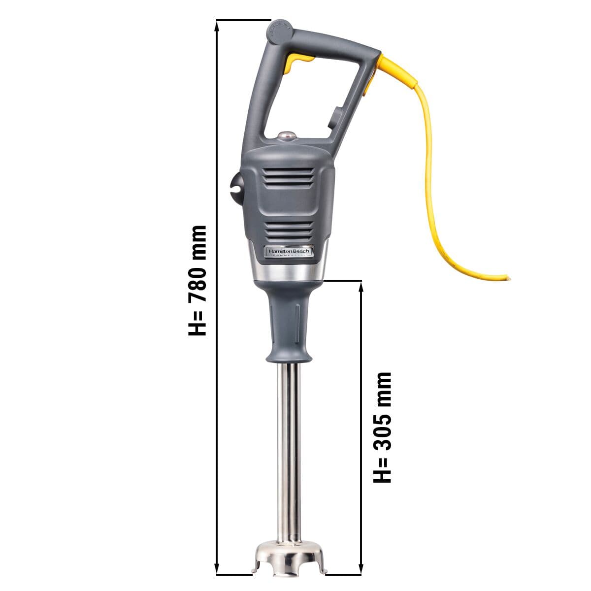 HAMILTON BEACH | BigRig™ HMI012 - Hand blender incl. mixing rod 305mm - 1 kW - infinitely variable speed