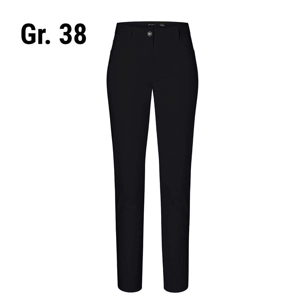 (6 pieces) Karlowsky - Ladies 5-pocket pants - Black - Size: 38