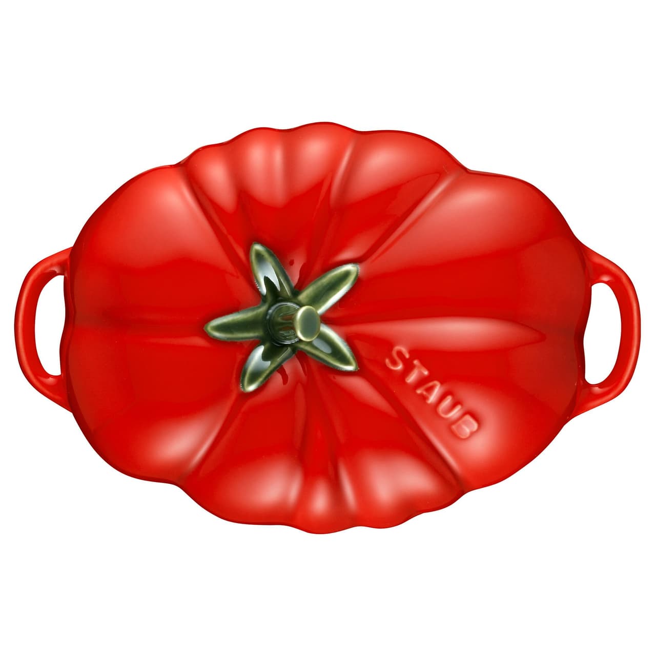 STAUB | CERAMIQUE - Cocotte - Form Tomate- Ø 160mm - Keramik - Kirsch-Rot