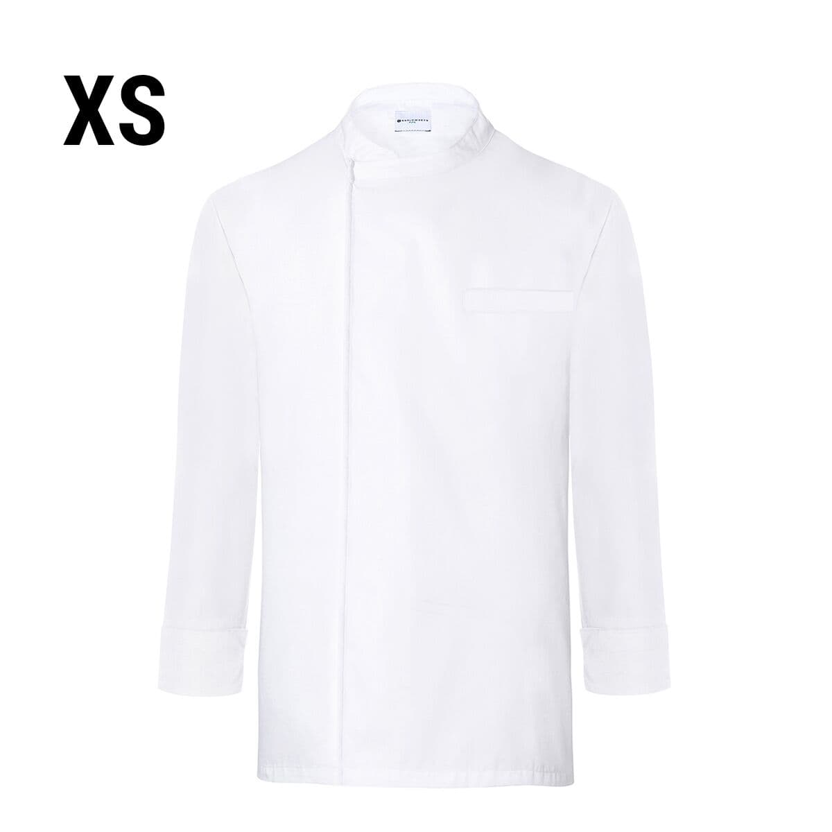 Karlowsky Long Sleeve Throw Over Cooking Shirt - White - Size: XS