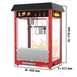 Popcornmaschine - 5 kg/h - mit 1 Kessel