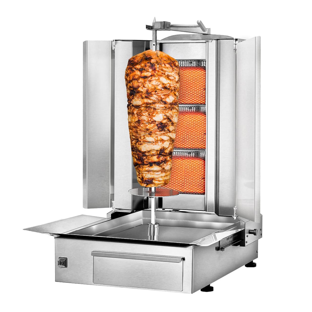 Gril na gyros/kebab - 3 hořáky - max. 40 kg